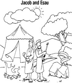 236x276 9. Jacob Amp Esau Worksheets And Coloring Pages History