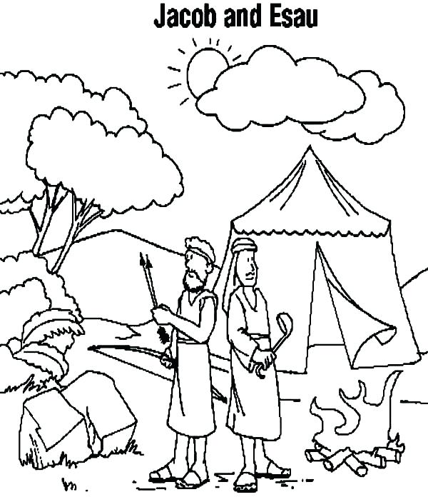 600x703 Camping Coloring Page Camping Coloring Page Instant Download