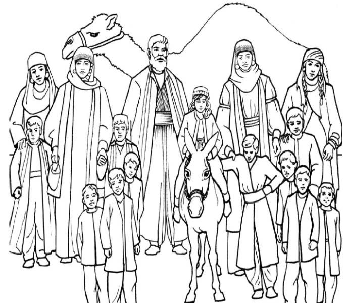 Jacob Coloring Pages