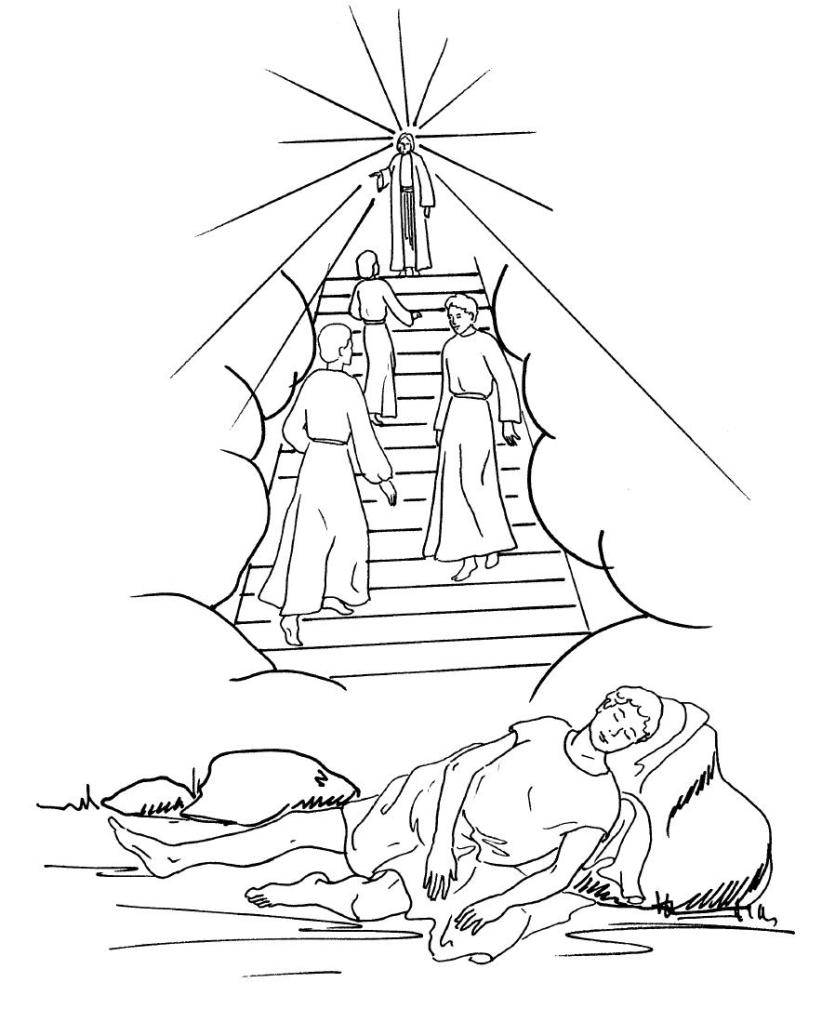 835x1009 Fascinating Jacob S Ladder Coloring Pages Draw Google Search