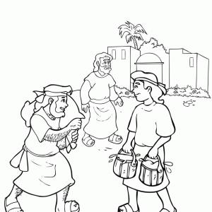300x300 Free Coloring Pages Jacob And Esau Ardiafm