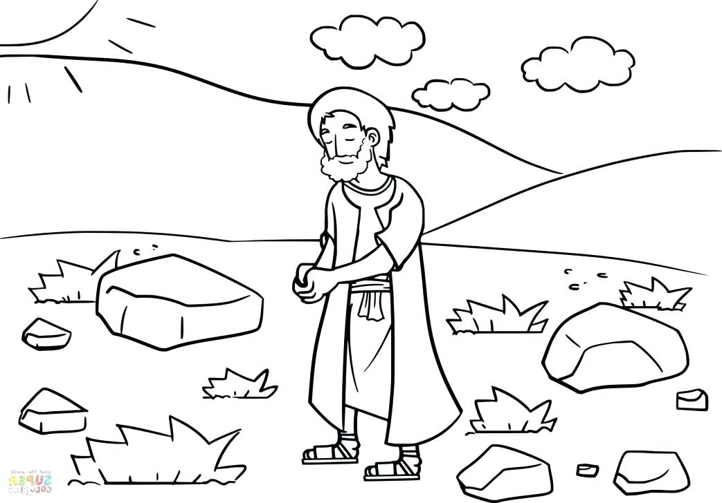 1043x728 Jacob And Esau Coloring Sheets