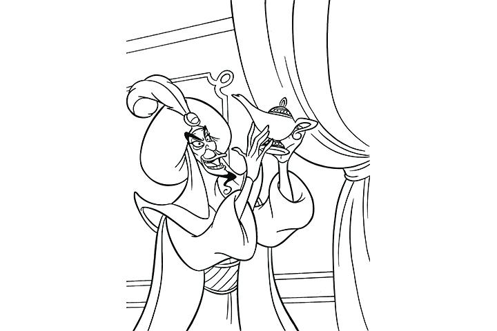 720x480 Jafar Coloring Pages Disney Jafar Coloring Pages Shippa.co