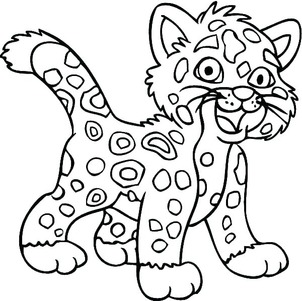 600x598 Amazing Baby Jaguar Coloring Pages 28 With Additional Coloring