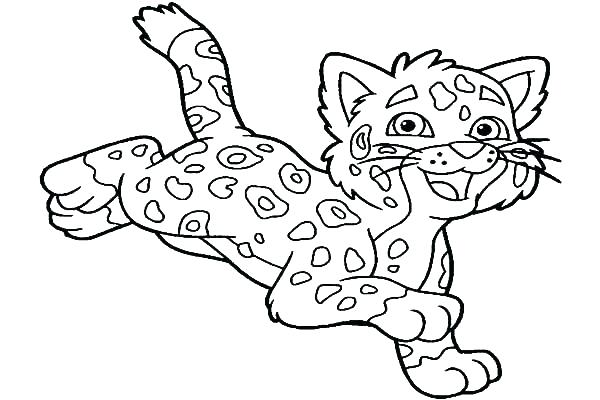 600x400 Jaguar Coloring Pages