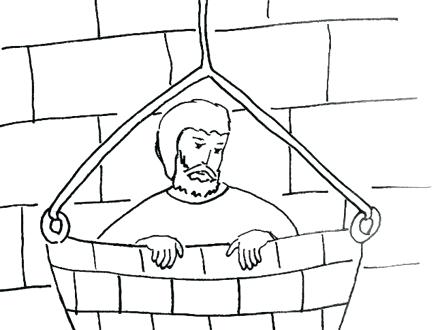 440x330 And Jail Coloring Page Apostle Bible Coloring Pages Paul And