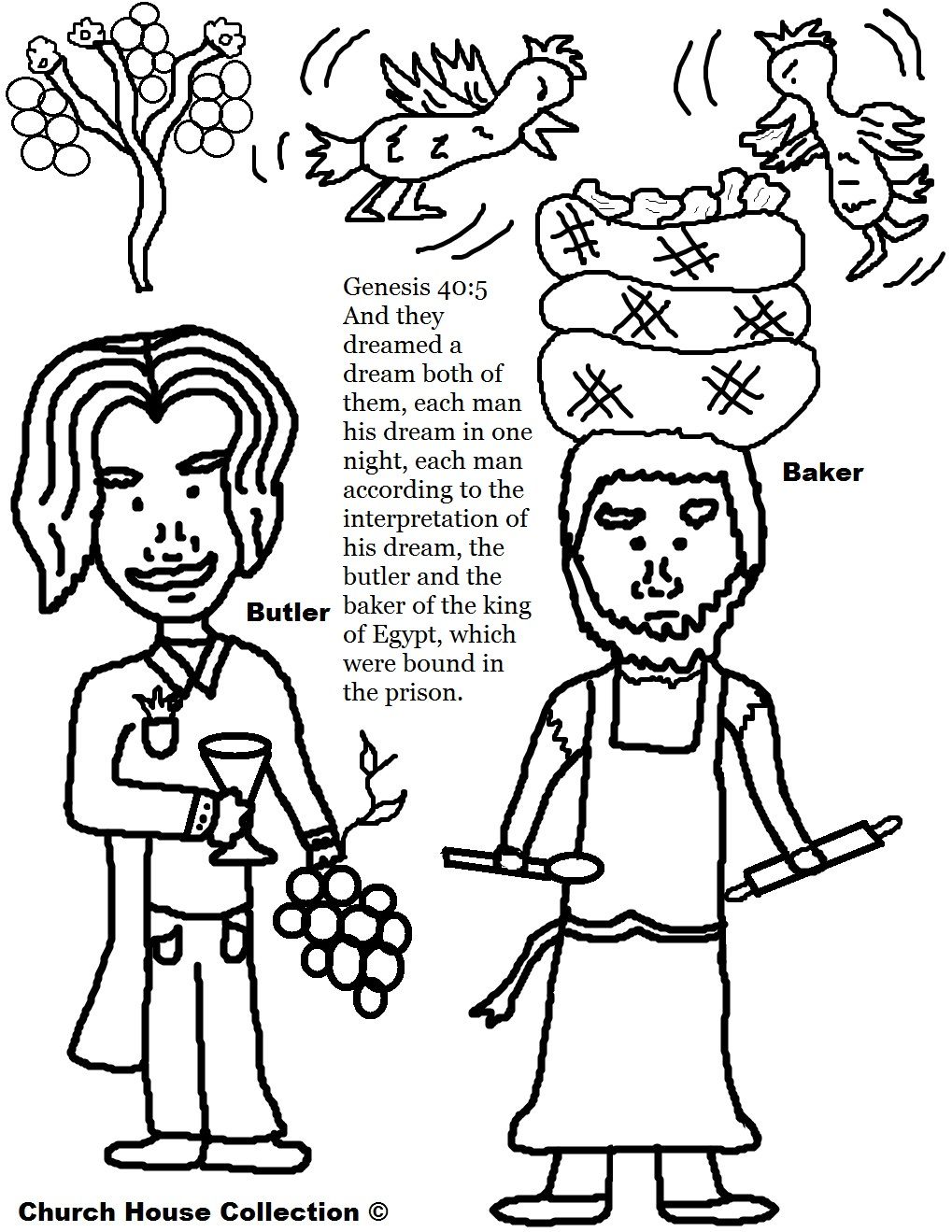1019x1319 Joseph In Jail Coloring Page Church House Collection Blog