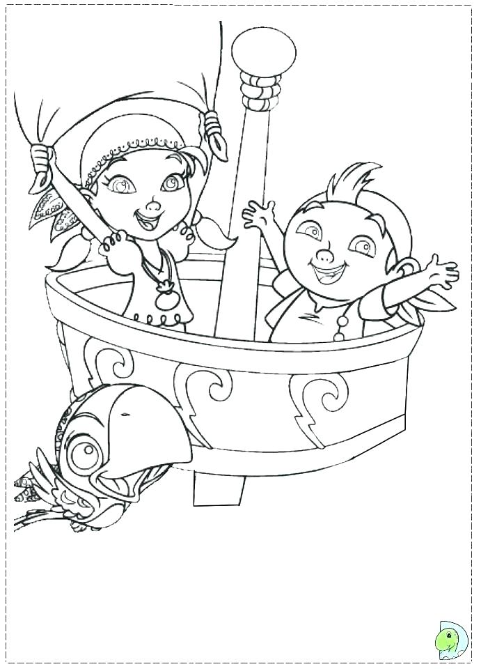 691x960 Jake And Neverland Pirates Coloring Pages To Print And