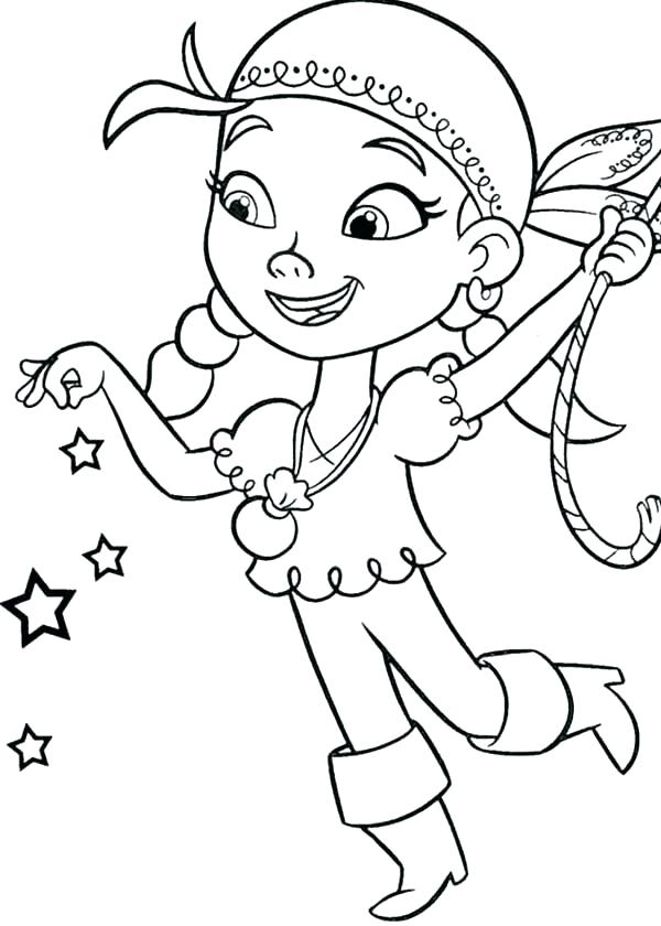 600x840 Jake Neverland Pirates Para Colorear And The Pirates Coloring