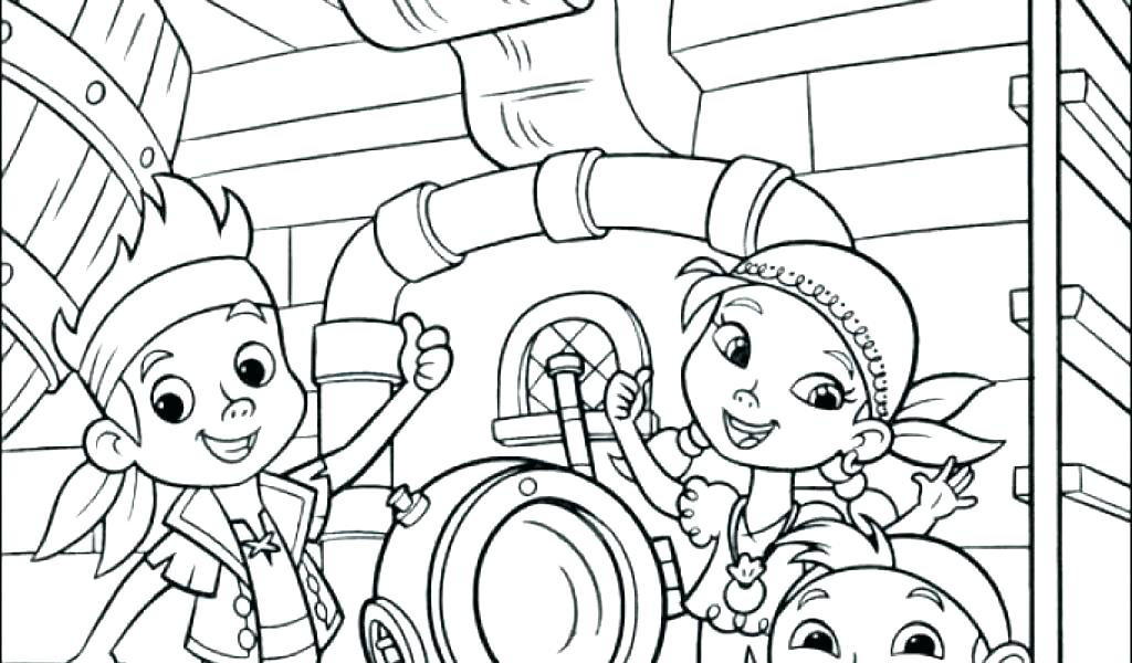 1024x600 And Coloring Pages And Pirates Coloring Jake And