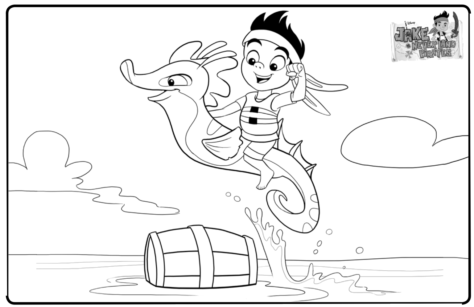 1537x997 Jake And The Neverland Pirates Coloring Pages For Child 5000