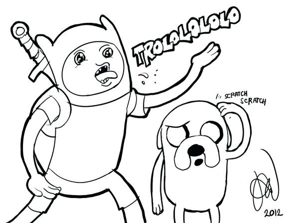 Jake Coloring Pages