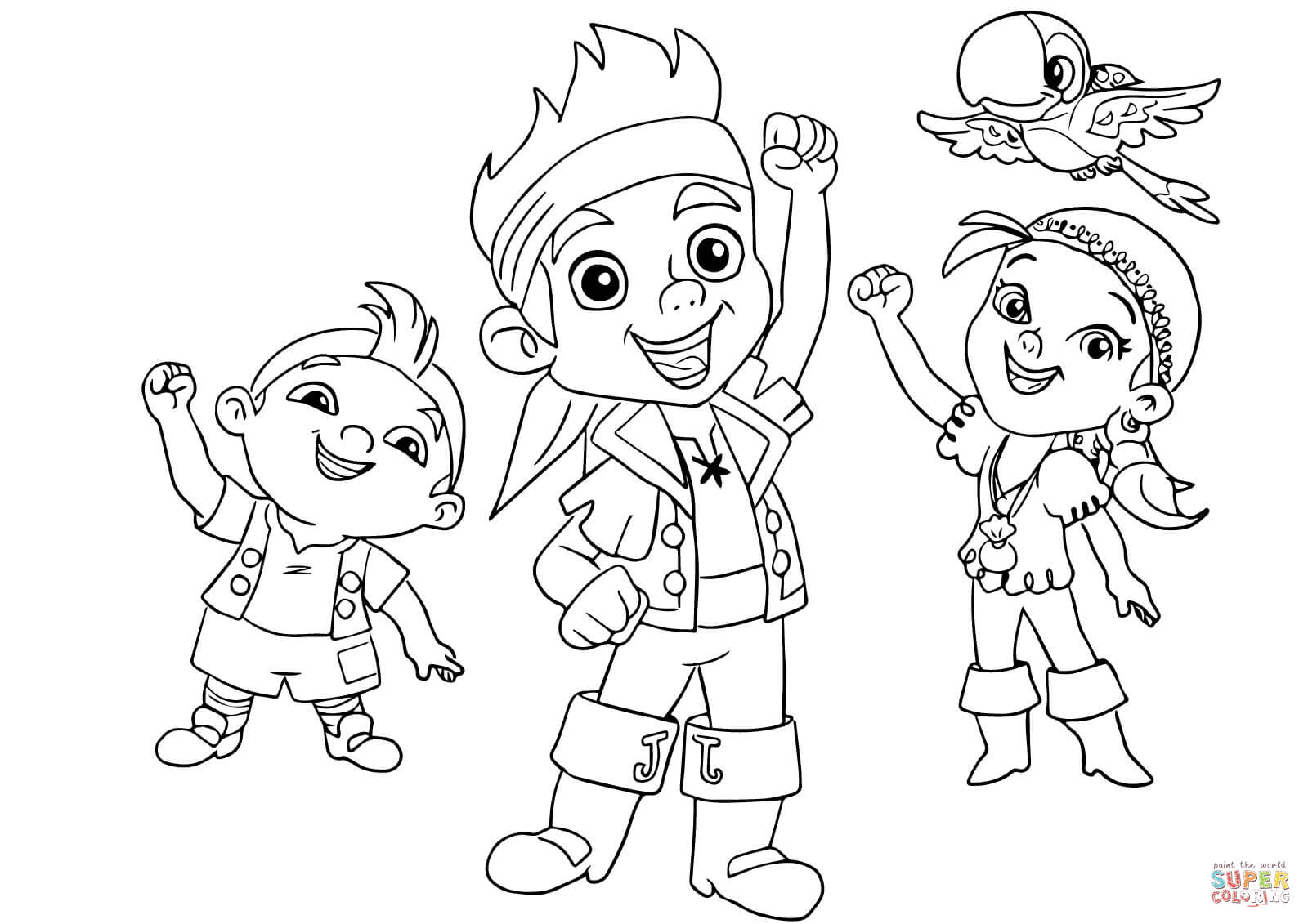 1600x1131 Powerful Izzy Jake And The Neverland Pirates C
