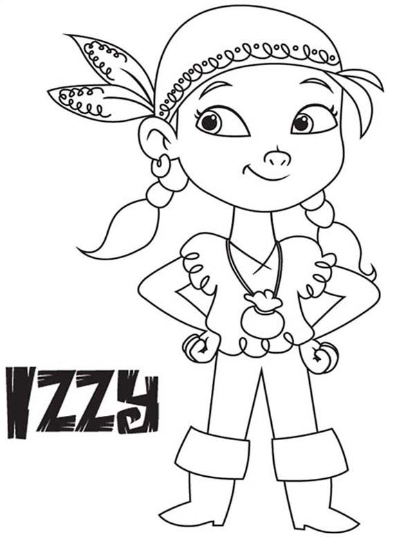 600x776 Jake And The Neverland Pirates, Izzy The Vice Captain Of Never