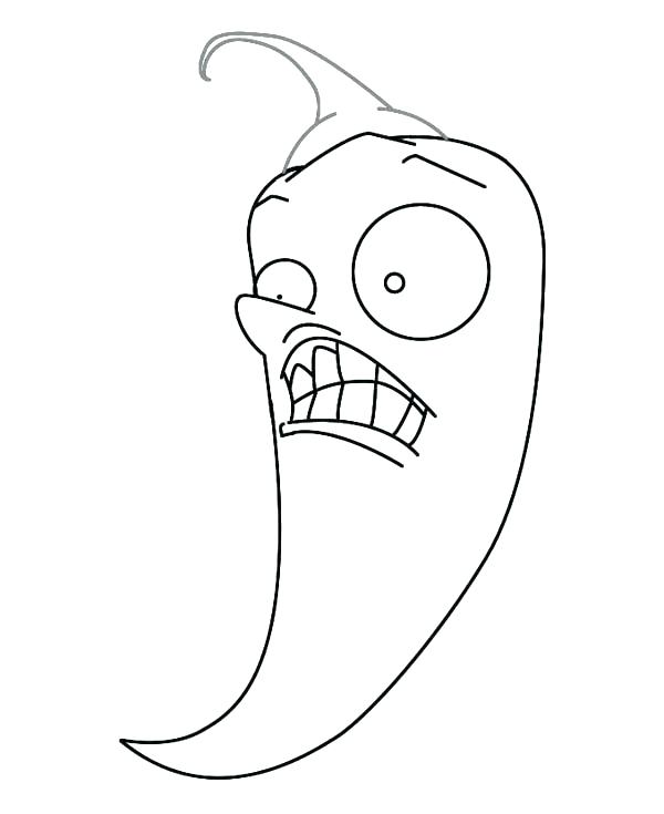 600x735 Plants Vs Zombie Coloring Pages Plants Vs Zombie Coloring Pages