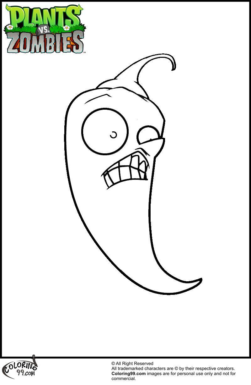 800x1225 Plants Vs Zombies Coloring Pages All Plants