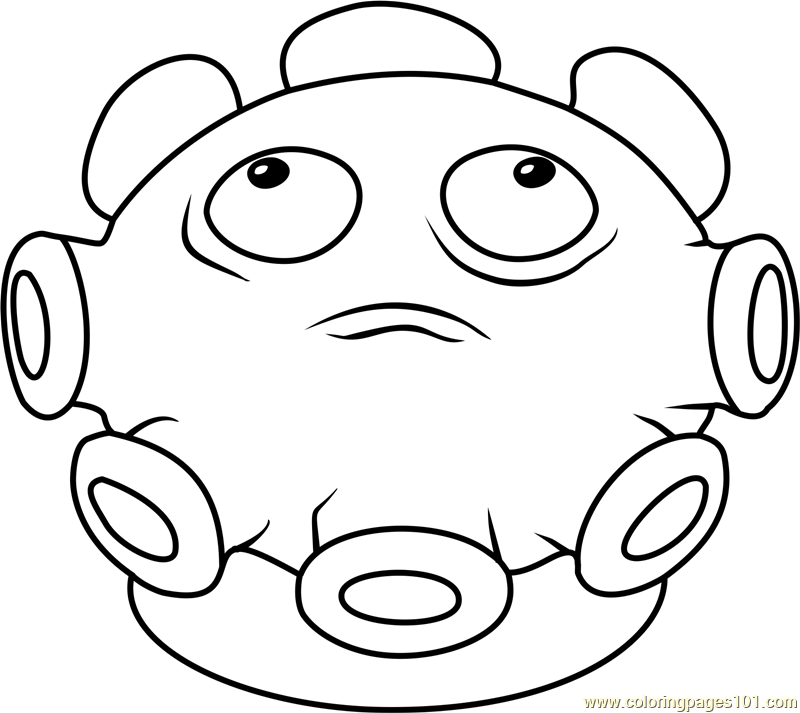 800x713 Plants Vs. Zombies Coloring Pages