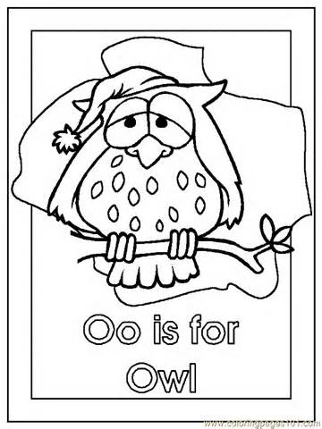 360x480 Coloring Pages Owl Coloring Page 09 (Animals Gt Owl) Free Printable