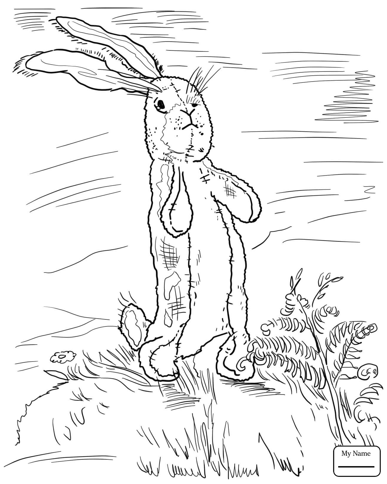 1306x1632 The Velveteen Rabbit Coloring Pages Gallery Coloring For Kids 2018
