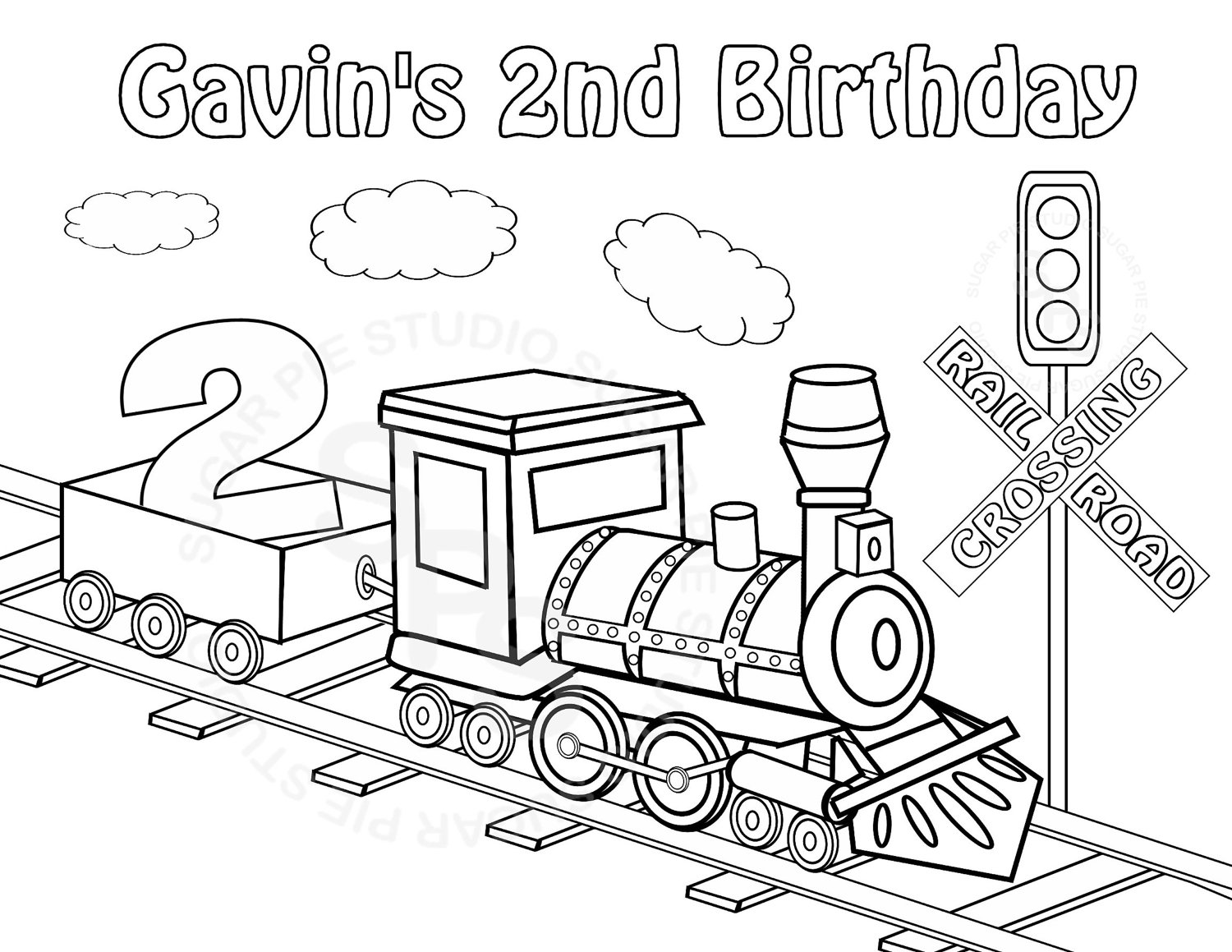 1500x1159 Trains Coloring Pages