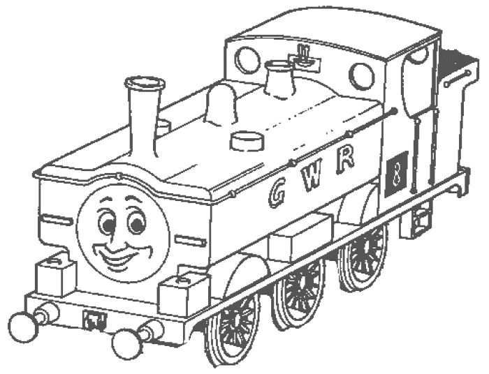 700x536 Free Printable Simple Thomas The Train Coloring Pages