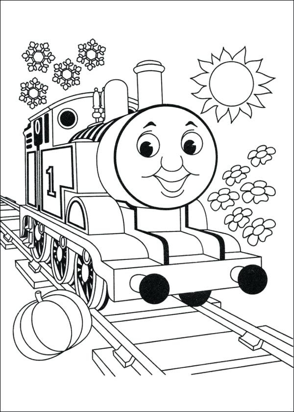 James The Train Coloring Pages