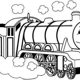 268x268 Thomas The Train Coloring Pages The Engine