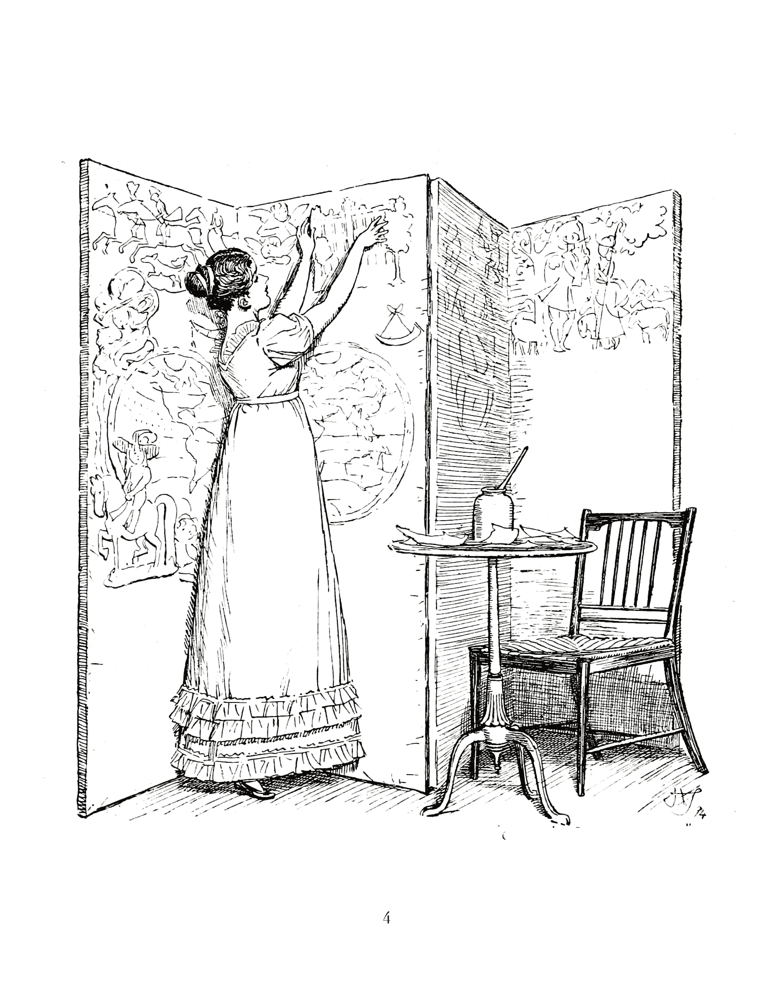 2550x3300 A Sample Of The Coloring Pages You Can Get In Jane Austen's Pride