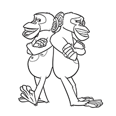 Jane Goodall Coloring Page