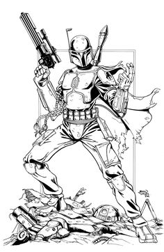 236x362 Lines By Josh Medors Colors By Sean Forney Boba Fett Copyright