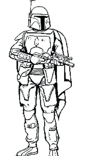 333x600 Boba Fett Coloring Page Star Wars Coloring Pages Millennium Falcon