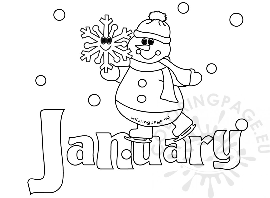 1122x826 Amazing January Coloring Pages For Preschool