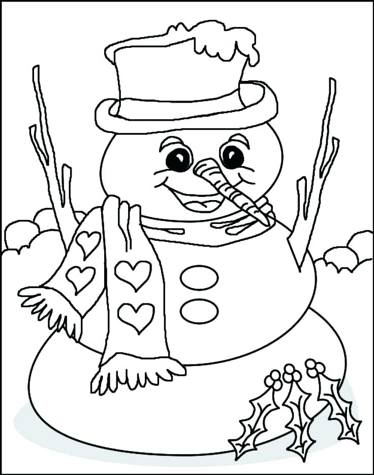 736x933 January Coloring Page