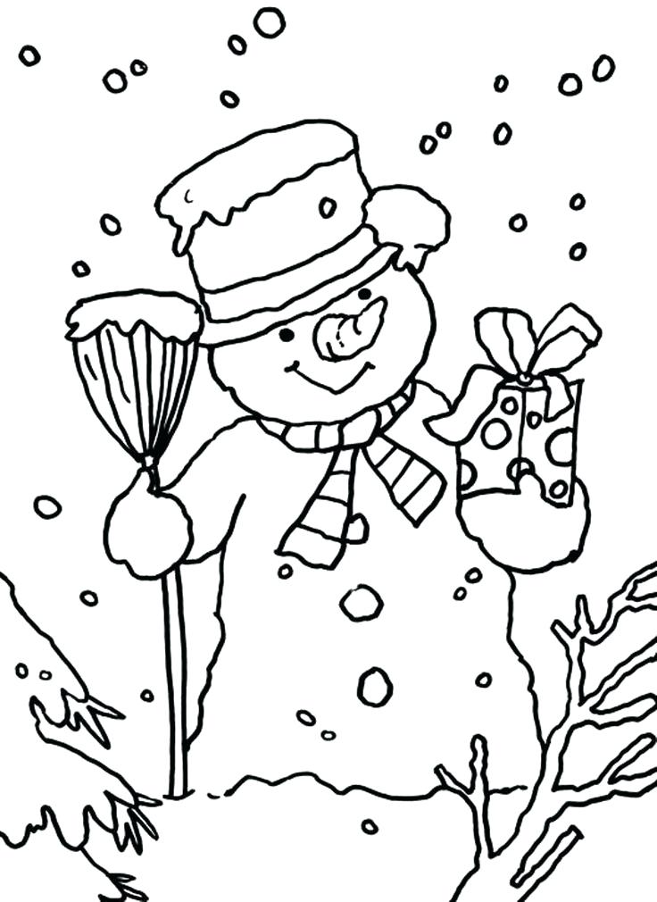 736x1010 January Coloring Pages Free Printable Fun Coloring Pages Snowman