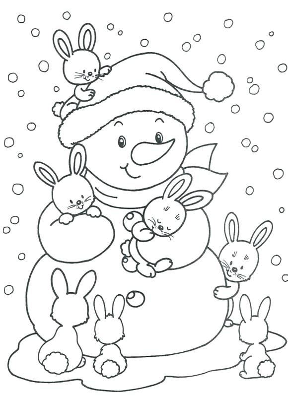 580x798 Coloring Pages For January Winter Theme Coloring Pages Themed