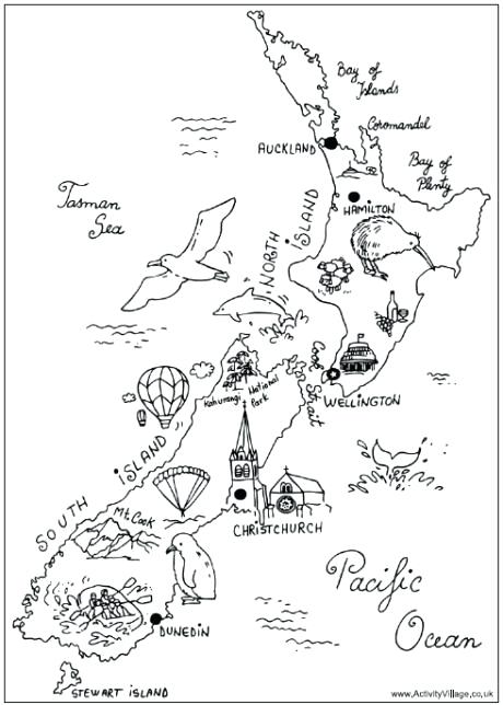 460x644 Australian Flag Coloring Page New Colouring Map Print This Fun
