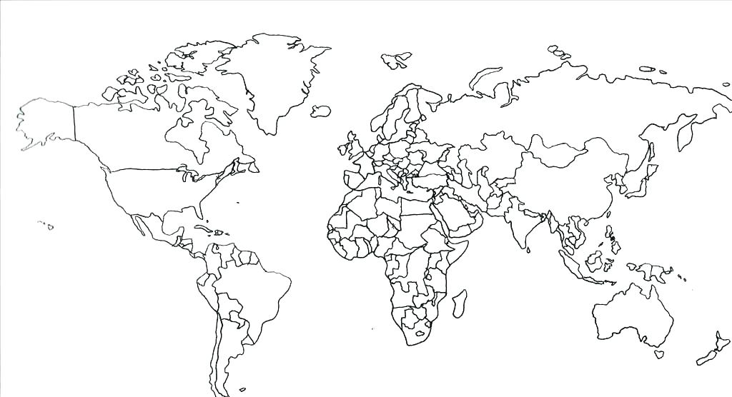 1024x556 Maps Coloring Pages Chad Map Outline Coloring Page For Kids World