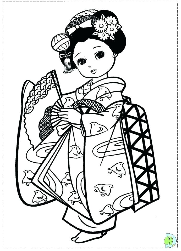 691x960 Japan Coloring Page Japan Coloring Pages Cherry Blossom In Japan