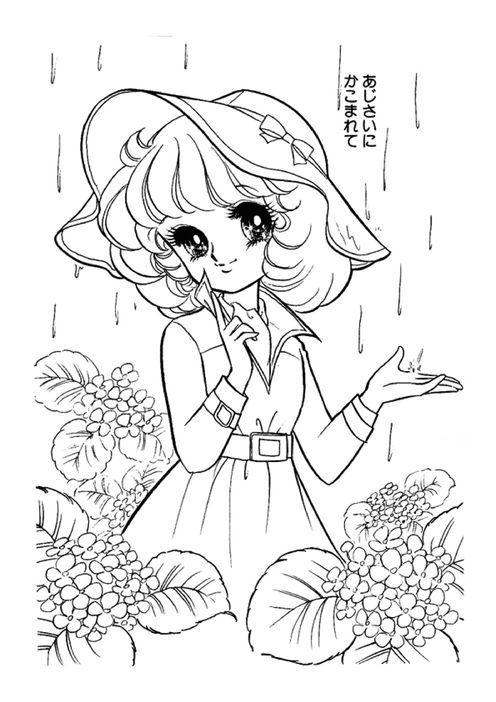 496x702 Japanese Anime Coloring Books Coloring Pages