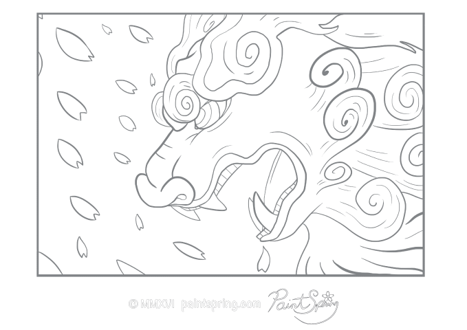 679x480 Printable Japan Adult Coloring Book