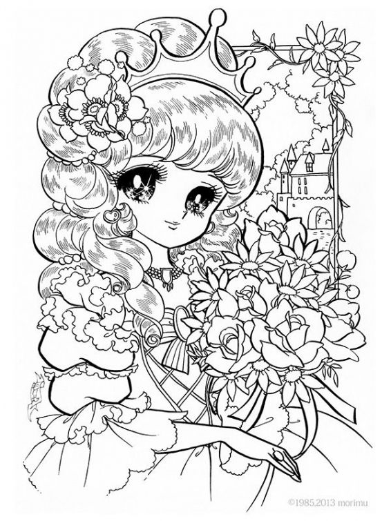 566x755 Anime Valentine Coloring Pages 57 Best Japanese Anime Coloring