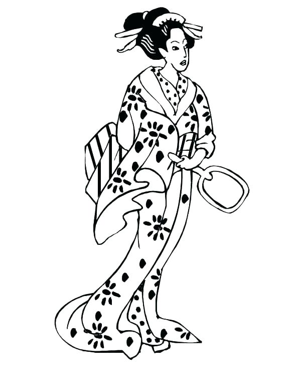 600x776 Japan Coloring Pages Free Coloring Pages Fan From Japan Japan