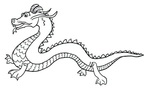 570x320 Japanese Dragon Coloring Sheets Baby Dragons Pictures