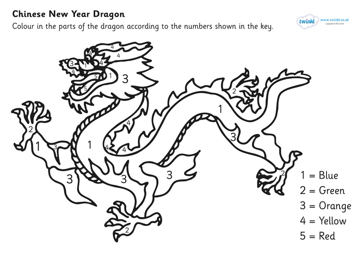 736x520 Chinese Dragon Coloring Page Discover