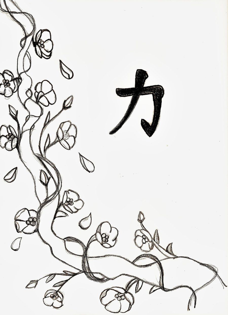 900x1246 Cherry Blossom Line Drawing Branding Cherry
