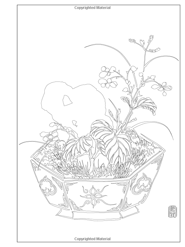 600x800 In A Japanese Garden Coloring Book Lafcadio Hearn 9784805314036