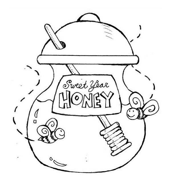 Jar Coloring Page