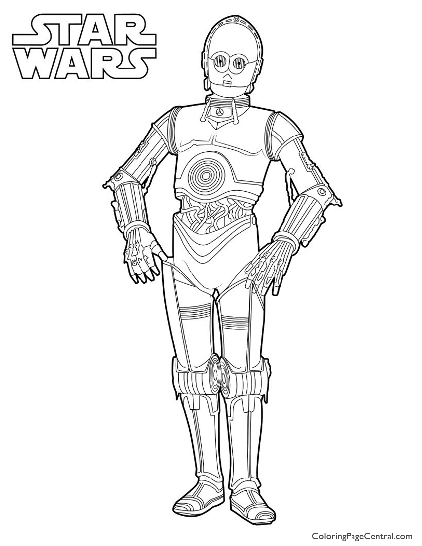 850x1100 Star Wars Coloring Page Central