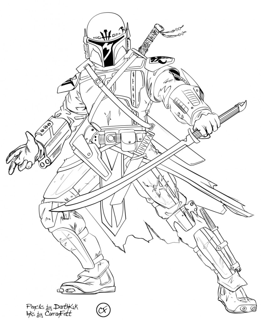 834x1024 Star Wars Coloring Pages 7