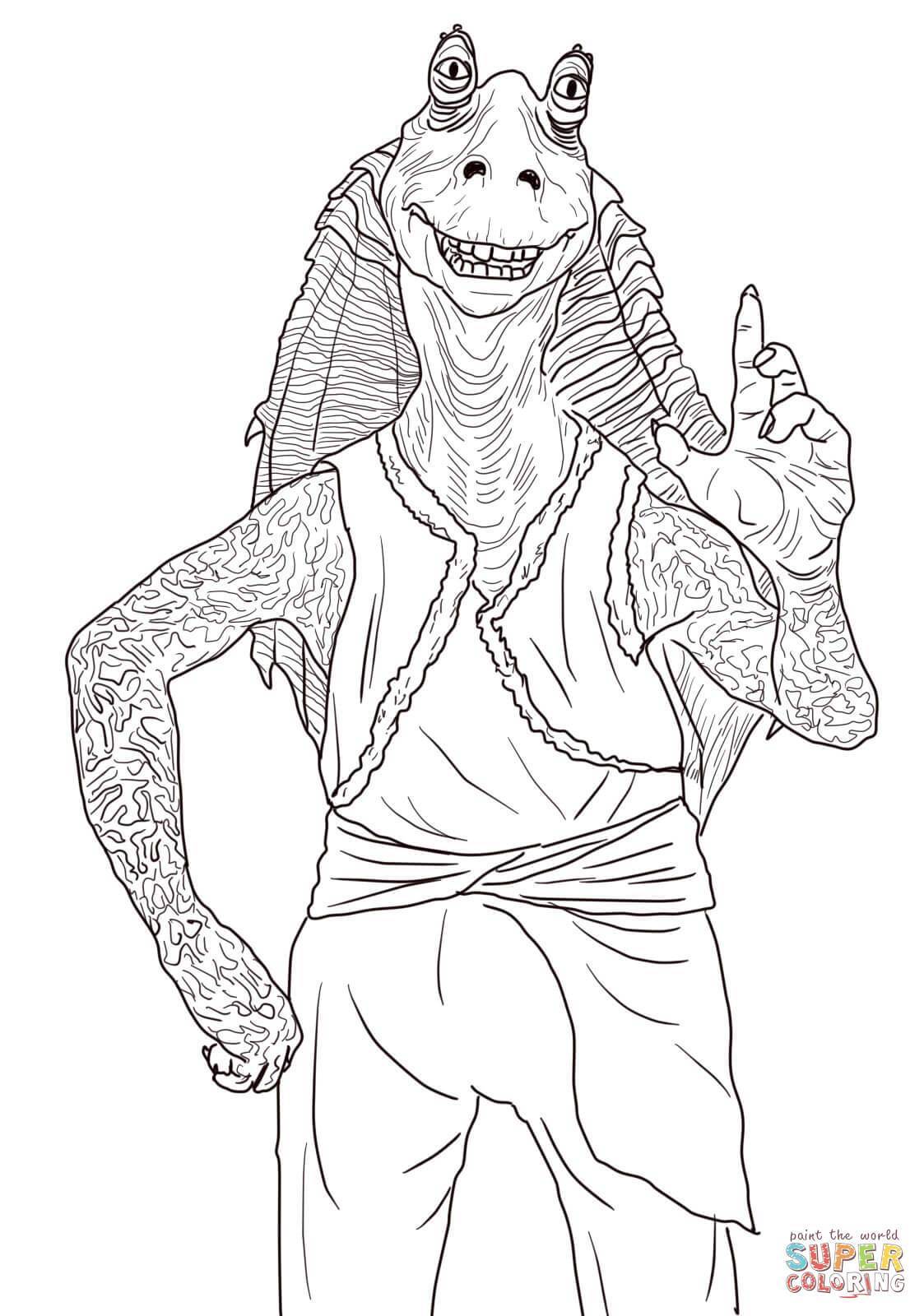 1123x1600 The Best Star Wars Coloring Pages Printable Picture For Qui Gon